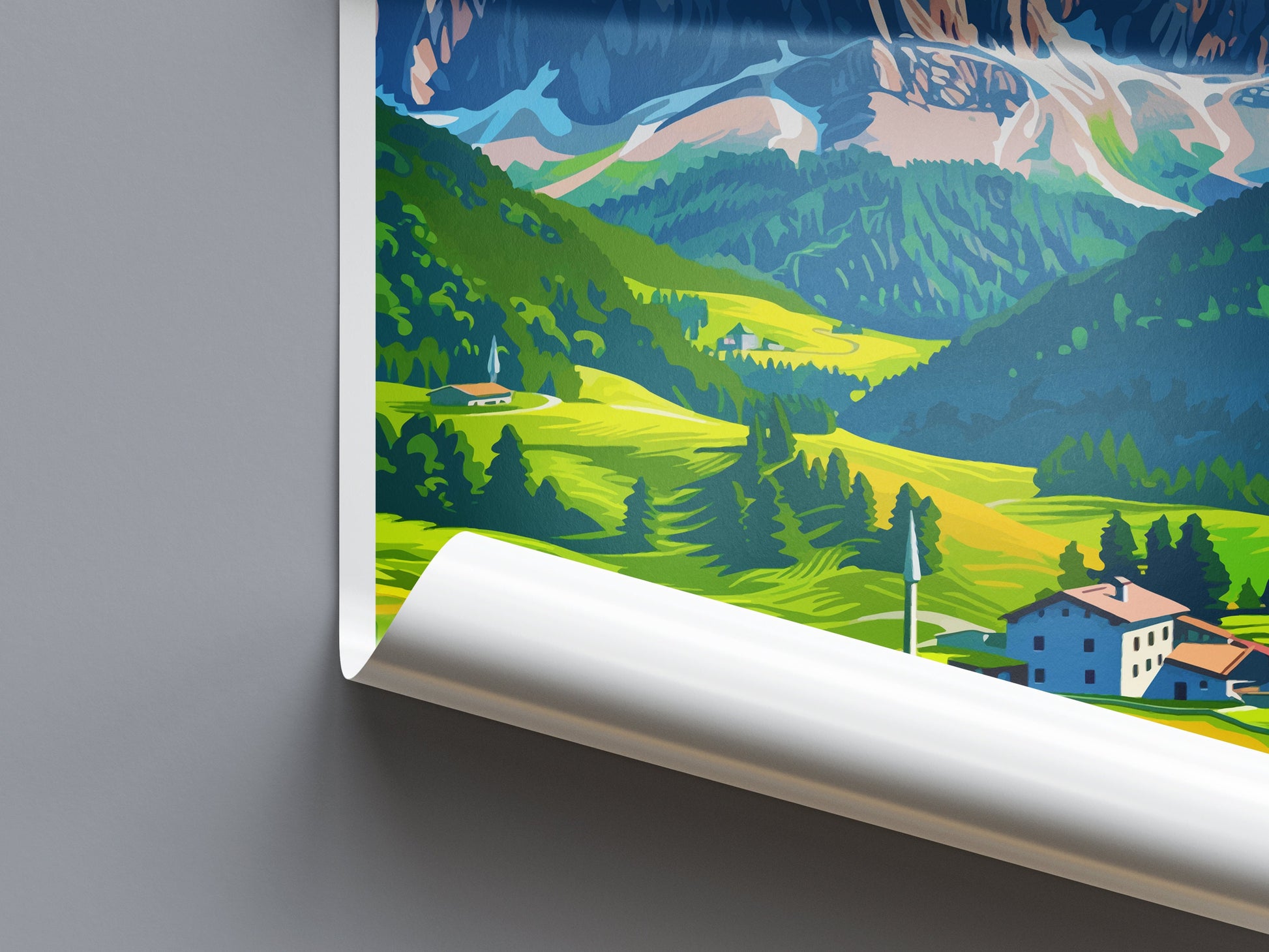 Dolomites Travel Print Dolomites Home Décor Dolomitic Alps Art Print Dolomite Mountains Room Print For Italian Mountains Gift Art Poster Art