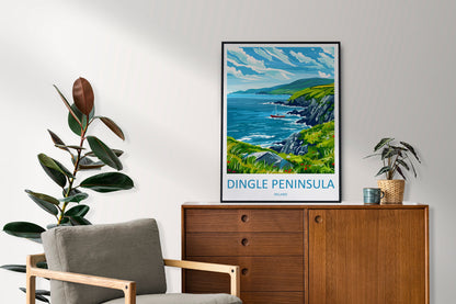 Dingle Peninsula Print Dingle Peninsula Home Decor Landscape Art Print Dingle Peninsula Wall Art for Ireland Enthusiast Gift Wall Hanging