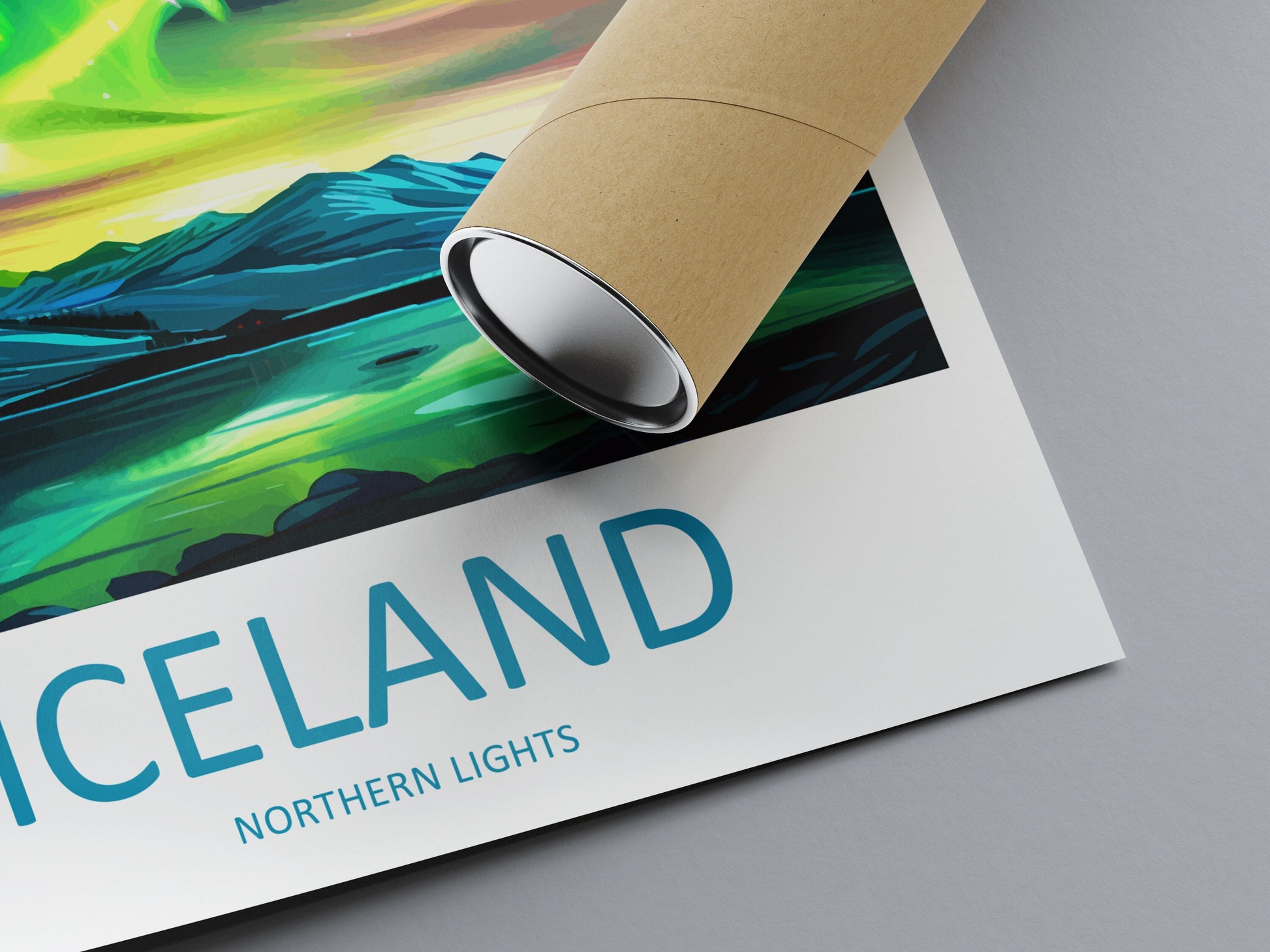 Northern Lights Travel Print Wall Art Aurora Borealis Wall Hanging Home Décor Aurora Borealis Gift Art Lovers Iceland Art Lover Gift Decor