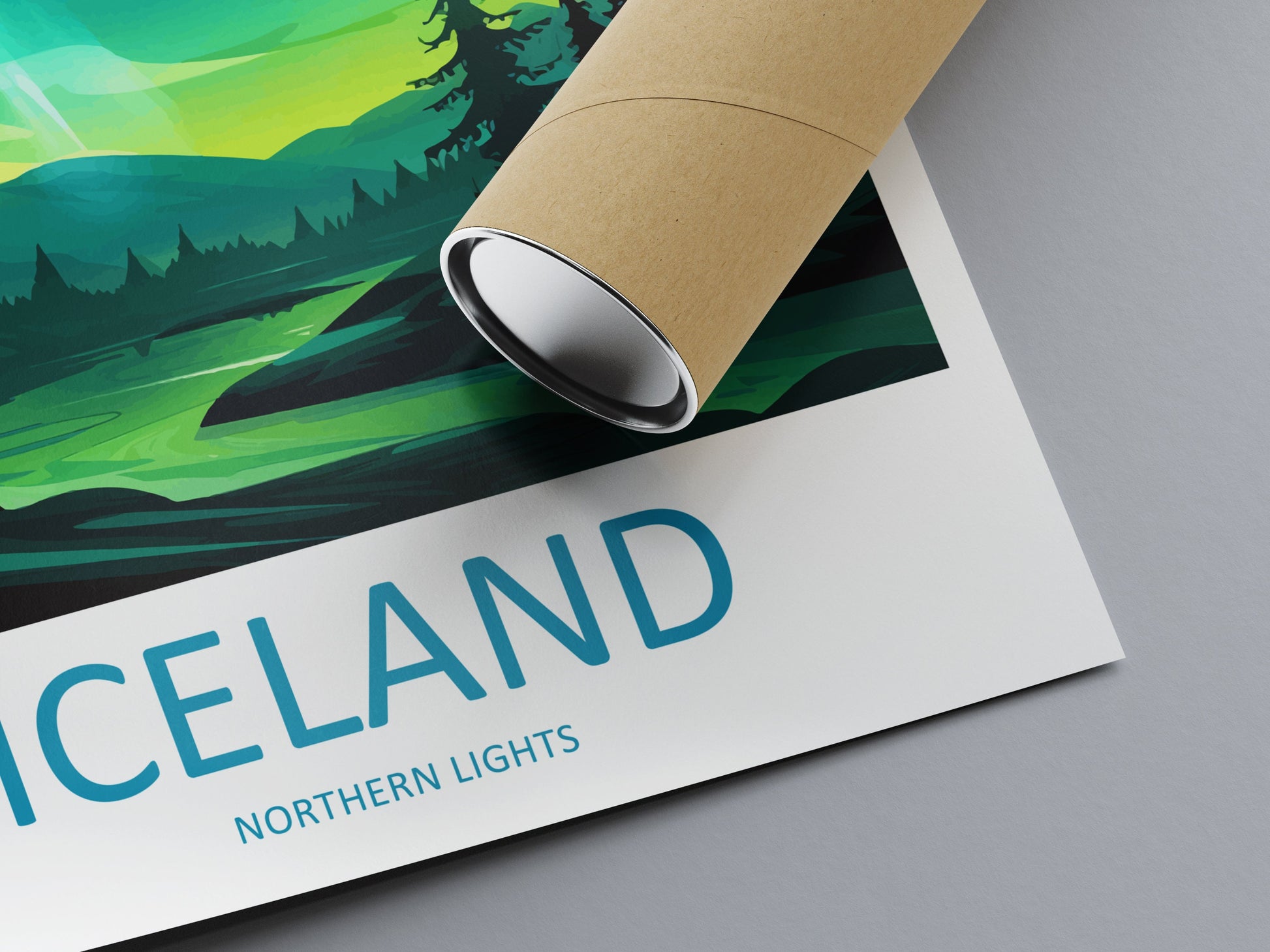 Northern Lights Travel Print Wall Art Aurora Borealis Wall Hanging Home Décor Aurora Borealis Gift Art Lovers Iceland Art Lover Gift Decor