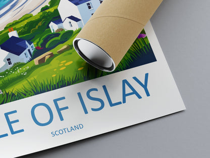 Isle Of Islay Travel Print Wall Art Isle Of Islay Wall Hanging Home Décor Isle Of Islay Gift Art Lovers Scotland Art Lover Gift Isle Poster