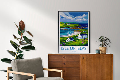 Isle Of Islay Travel Print Wall Art Isle Of Islay Wall Hanging Home Décor Isle Of Islay Gift Art Lovers Scotland Art Lover Gift Isle Poster