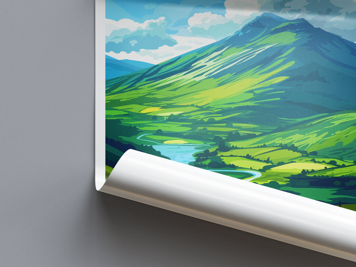 Brecon Beacons Print Brecon Beacons Home Decor Landscape Art Print Brecon Beacons Wall Nature Enthusiast Gift Wall Hanging Brecon Beacons