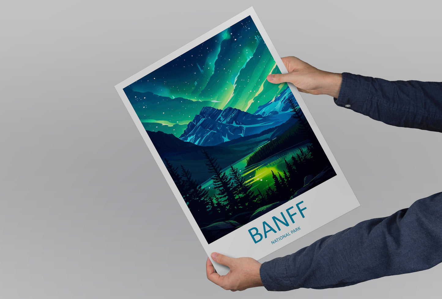 Banff National Park Travel Print Wall Art Banff Wall Hanging Home Décor Banff Gift Art Lovers Canada Art Lover Gift