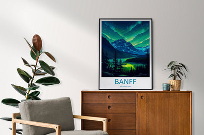 Banff National Park Travel Print Wall Art Banff Wall Hanging Home Décor Banff Gift Art Lovers Canada Art Lover Gift