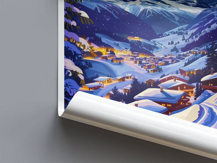 Zermatt Travel Print Wall Art Zermatt Wall Hanging Home Décor Zermatt Gift Art Lovers Ski Art Lover Gift Zermatt Print Skiing Zermatt Art