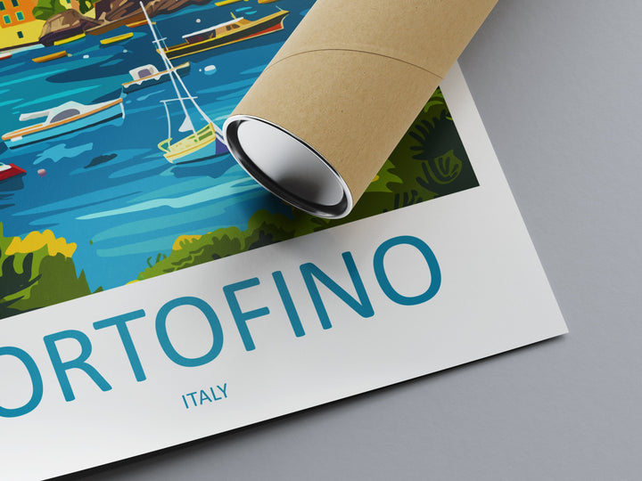 Portofino Travel Print Wall Art Portofino Wall Hanging Home Décor Portofino Gift Art Lovers Italy Art Lover Gift Portofino Print Portofino