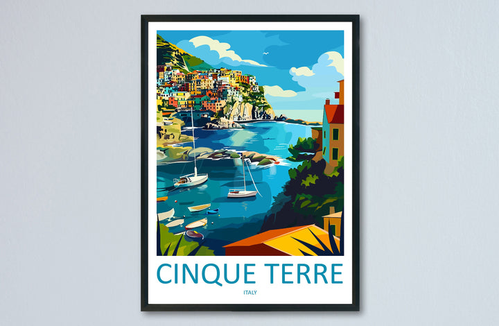 Cinque Terre Travel Print Wall Art Cinque Terre Italy Wall Hanging Home Decoration Cinque Terre Gift Art Lovers Wall Art Print Patmos Italy