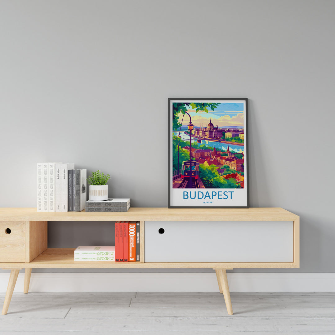 Budapest Travel Print Wall Art Budapest Wall Hanging Home Décor Budapest Gift Art Lovers Hungary Art Lover Gift Budapest Wall Décor