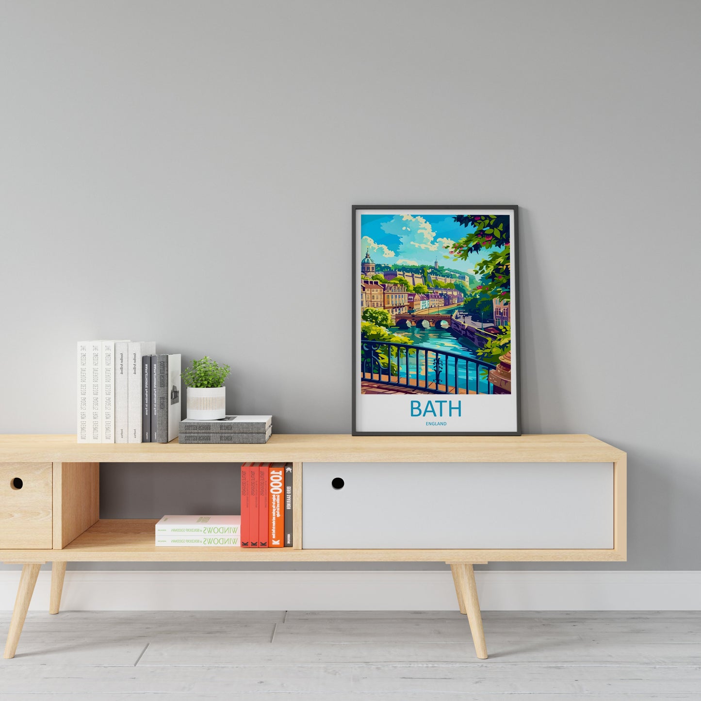 Bath Travel Print Wall Art Bath Wall Hanging Home Décor Bath Gift Art Lovers England Art Lover Gift Bath City England Travel Art Gift