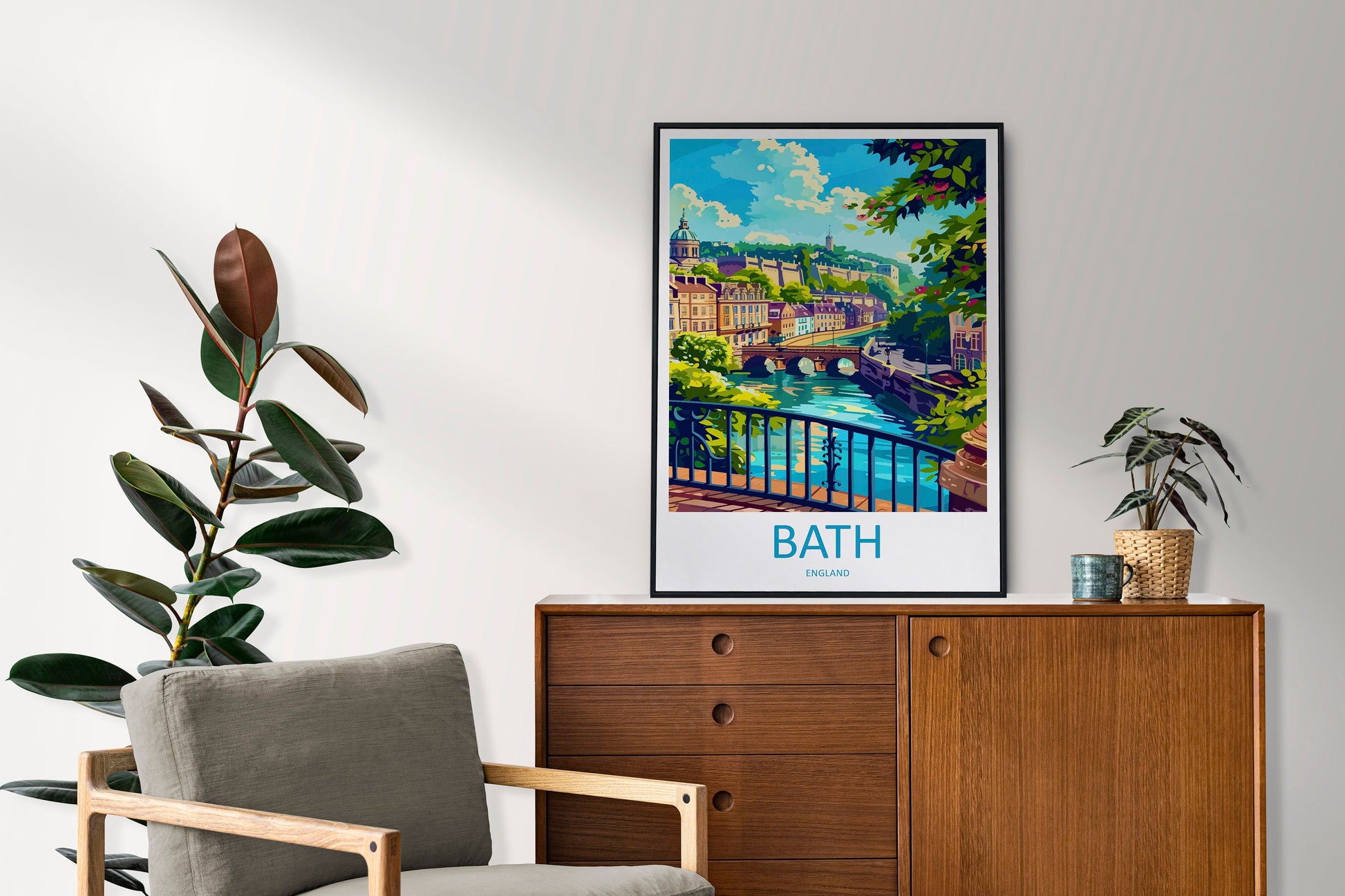 Bath Travel Print Wall Art Bath Wall Hanging Home Décor Bath Gift Art Lovers England Art Lover Gift Bath City England Travel Art Gift
