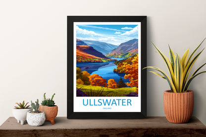 Ullswater Travel Print Wall Art Ullswater Wall Hanging Home Decoration Ullswater Gift Art Lovers Wall Art Print Art Ullswater Travel Art