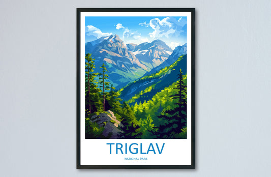 Triglav Travel Print Triglav Home Décor Slovenia Art Print Triglav Wall Print For Triglav Gift Wall Hanging Triglav Artwork Décor Hanging