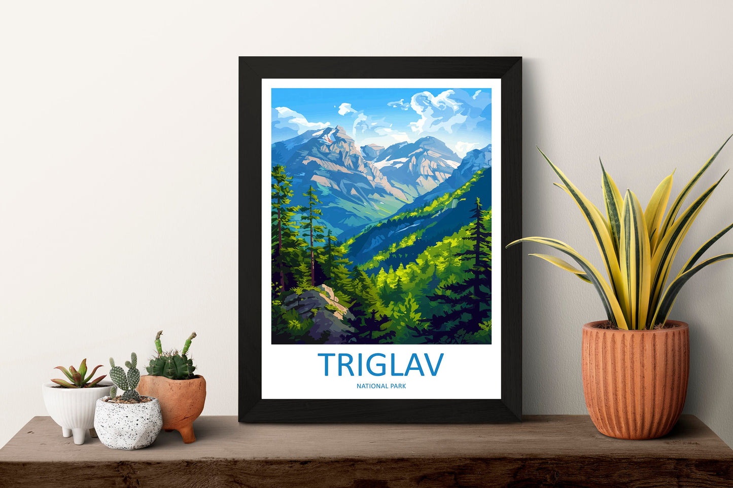 Triglav Travel Print Triglav Home Décor Slovenia Art Print Triglav Wall Print For Triglav Gift Wall Hanging Triglav Artwork Décor Hanging
