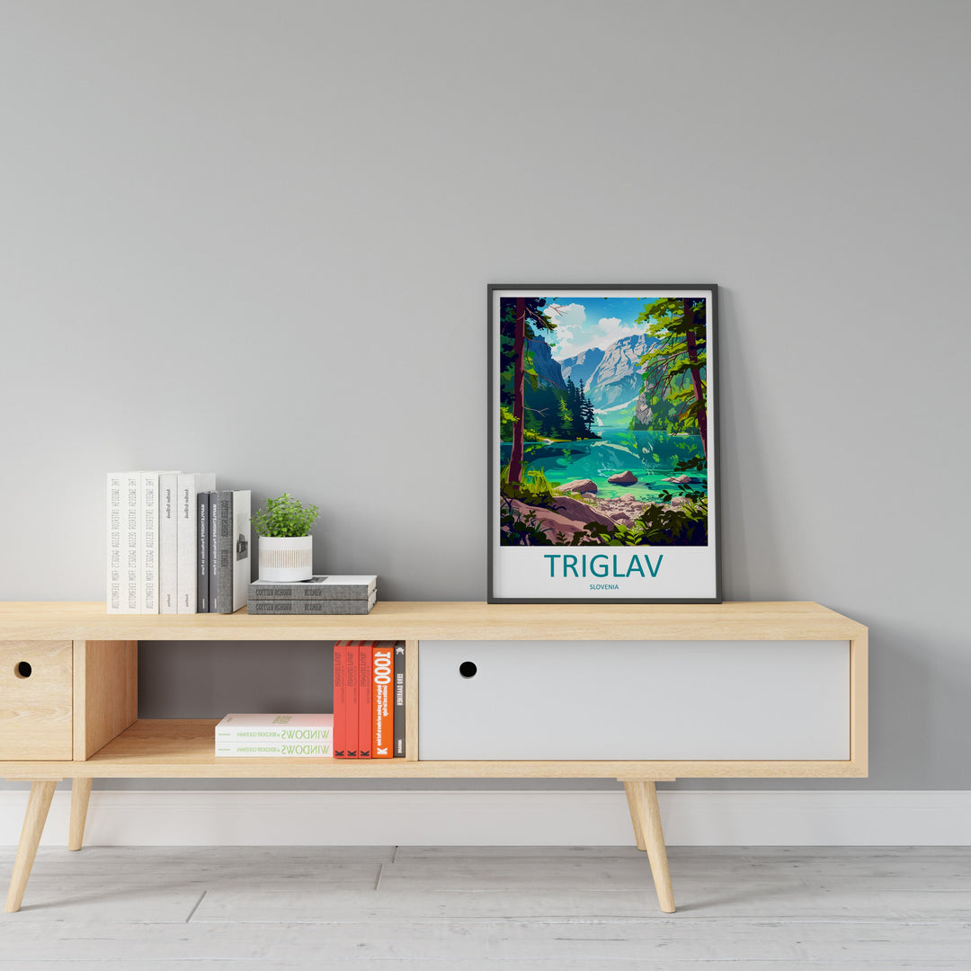Triglav Travel Print Triglav Home Décor Slovenia Art Print Triglav Wall Print For Triglav Gift Wall Hanging Triglav Artwork Décor Hanging