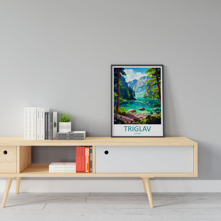 Triglav Travel Print Triglav Home Décor Slovenia Art Print Triglav Wall Print For Triglav Gift Wall Hanging Triglav Artwork Décor Hanging