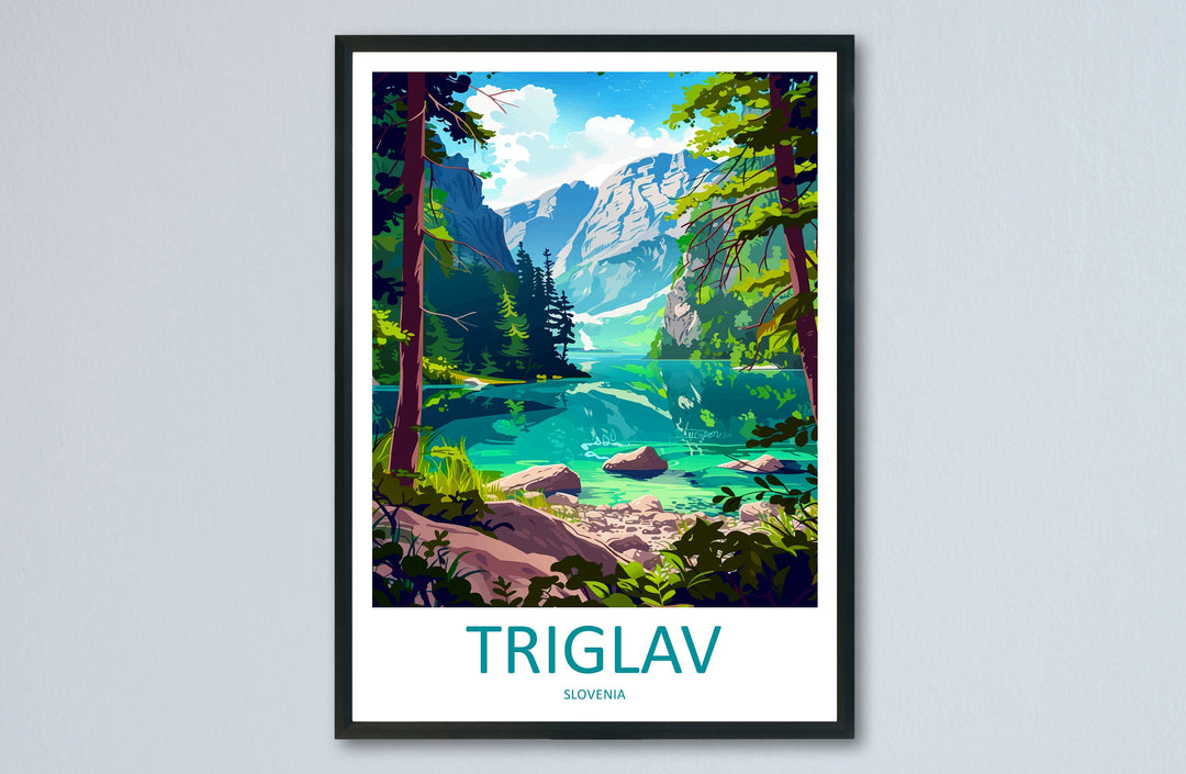 Triglav Travel Print Triglav Home Décor Slovenia Art Print Triglav Wall Print For Triglav Gift Wall Hanging Triglav Artwork Décor Hanging