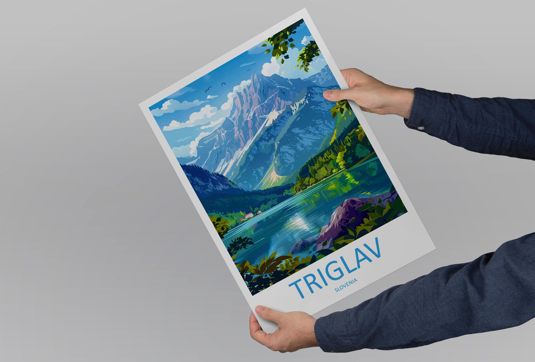 Triglav Travel Print Triglav Home Décor Slovenia Art Print Triglav Wall Print For Triglav Gift Wall Hanging Triglav Artwork Décor Hanging
