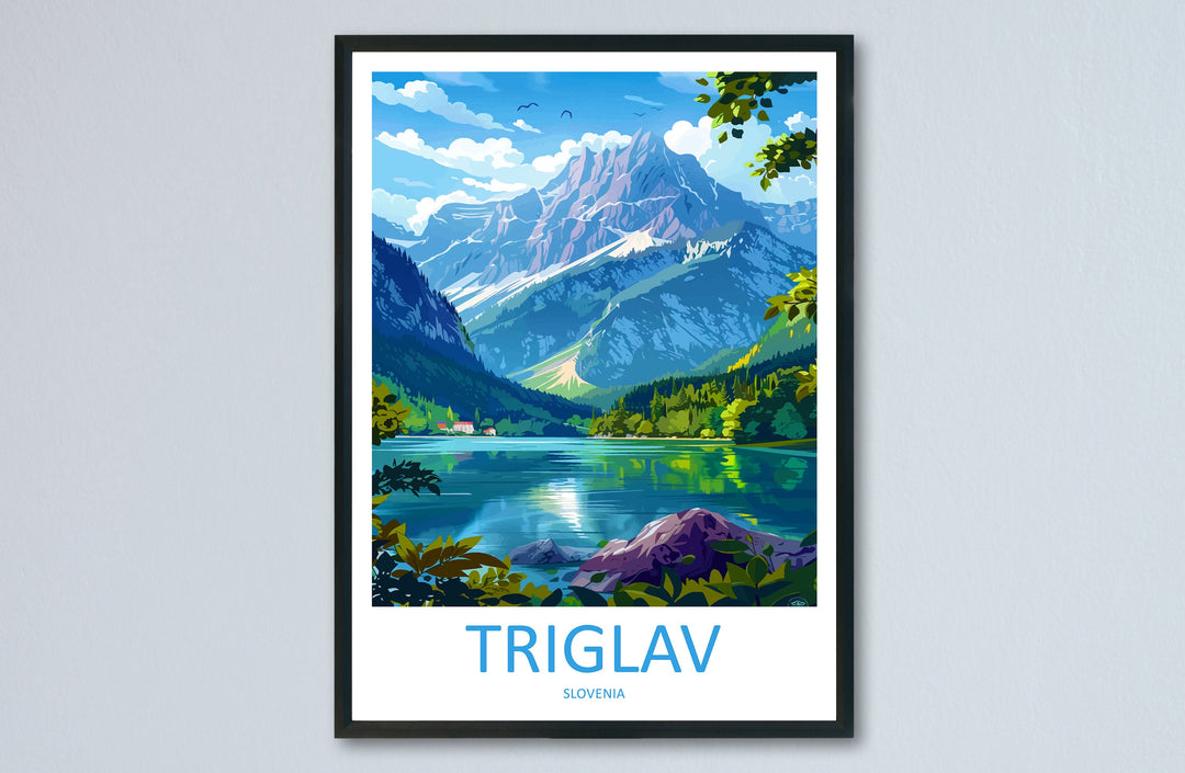 Triglav Travel Print Triglav Home Décor Slovenia Art Print Triglav Wall Print For Triglav Gift Wall Hanging Triglav Artwork Décor Hanging
