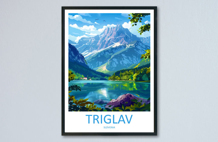 Triglav Travel Print Triglav Home Décor Slovenia Art Print Triglav Wall Print For Triglav Gift Wall Hanging Triglav Artwork Décor Hanging
