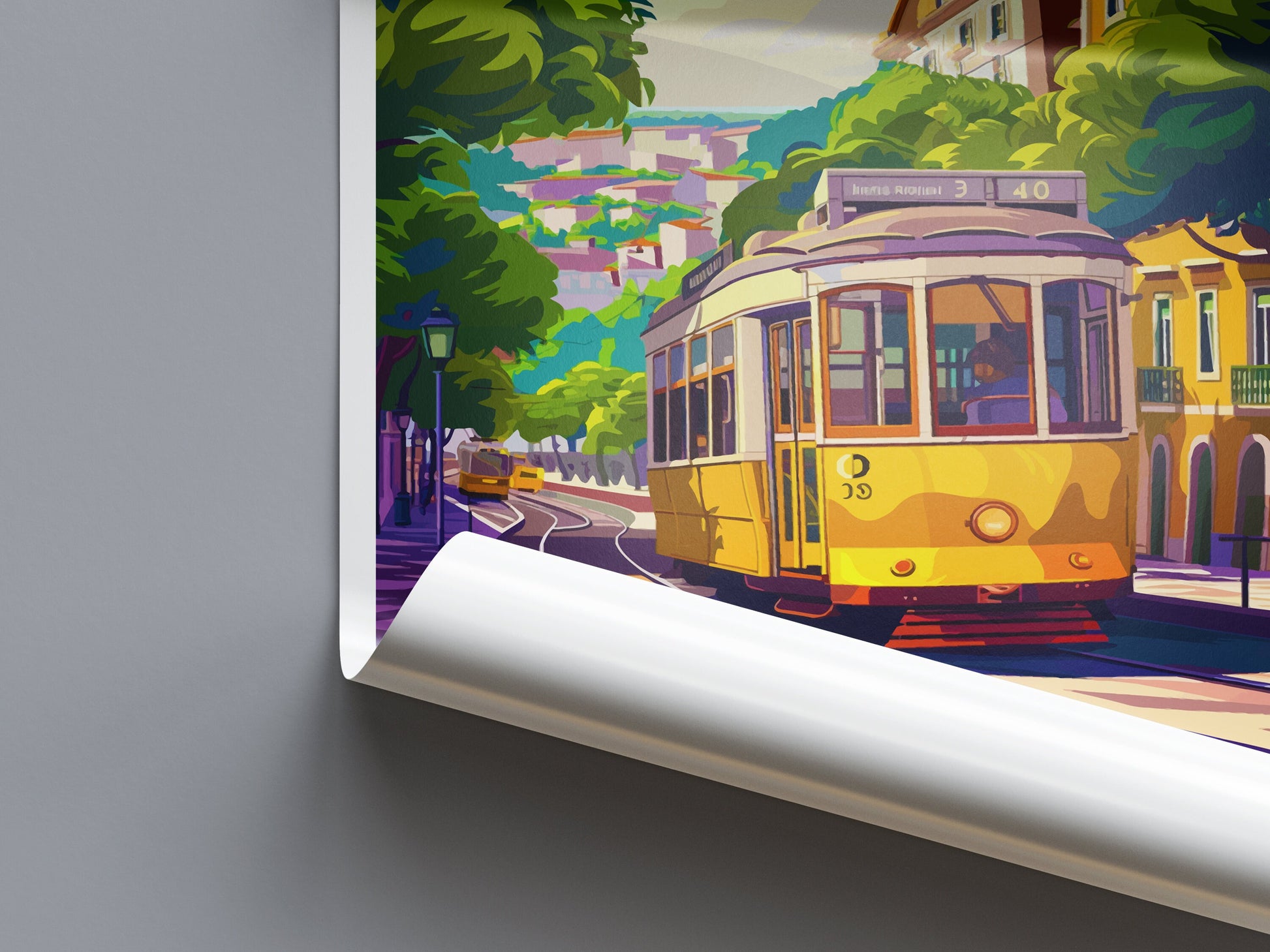 Lisbon Travel Print Wall Art Lisbon Wall Hanging Home Décor Lisbon Gift Art Lovers Portugal Art Lover Gift Lisbon Poster