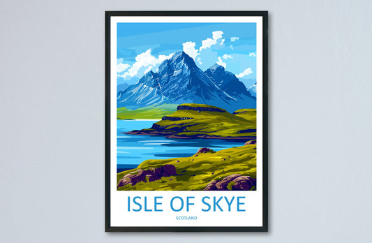 Isle of Skye Print Isle of Skye Home Decor Landscape Art Print Isle of Skye Wall Art for Scotland Enthusiast Gift Wall Hanging Isle of Skye