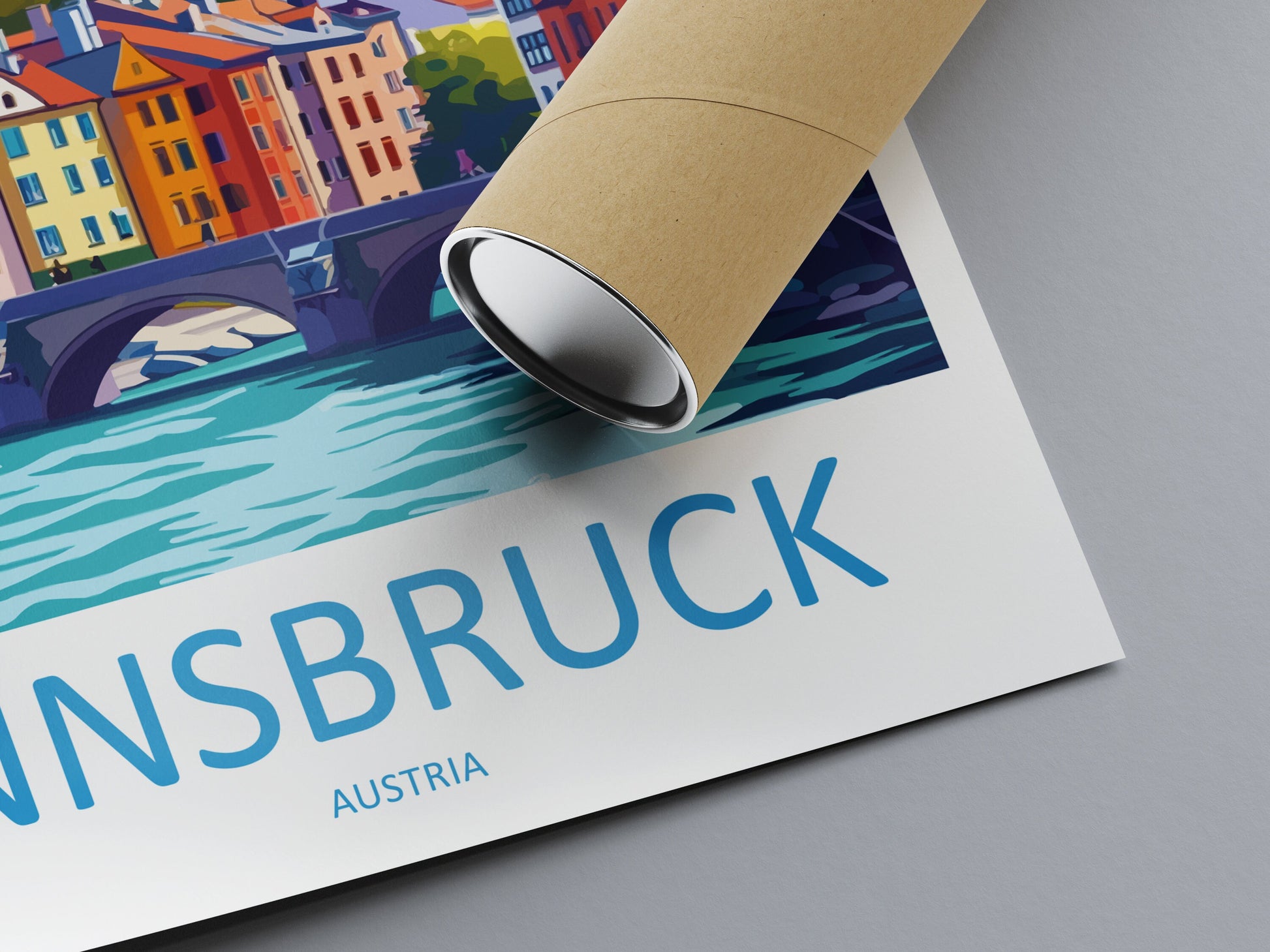 Innsbruck Print Innsbruck Home Decor Landscape Art Print Innsbruck Wall Art for Austria Enthusiast Gift Wall Hanging Innsbruck Austria Print