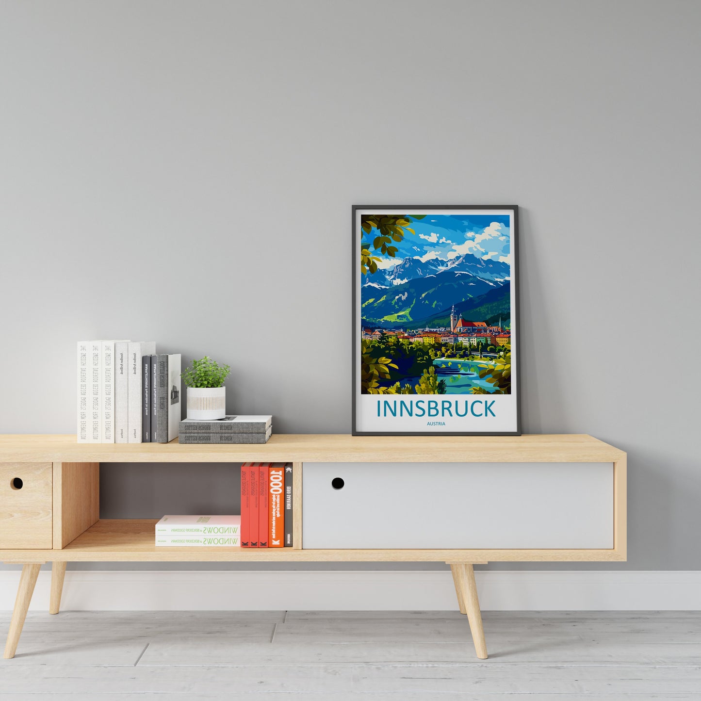 Innsbruck Print Innsbruck Home Decor Landscape Art Print Innsbruck Wall Art for Austria Enthusiast Gift Wall Hanging Innsbruck Austria Print