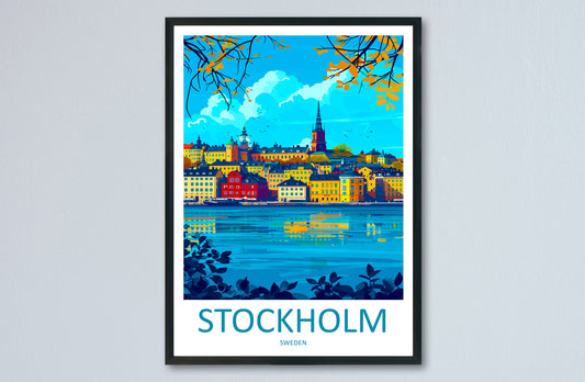 Stockholm Print Stockholm Home Décor Sweden Art Print Stockholm Wall Print For Sweden Gift Wall Hanging Stockholm Home Decor Artwork Swedish