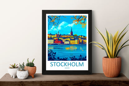 Stockholm Print Stockholm Home Décor Sweden Art Print Stockholm Wall Print For Sweden Gift Wall Hanging Stockholm Home Decor Artwork Swedish
