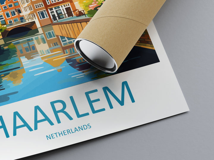 Haarlem Travel Print Haarlem Home Décor Haarlem Art Print Haarlem Wall Print For Netherlands Haarlem Gift For Haarlem Wall Art Netherlands