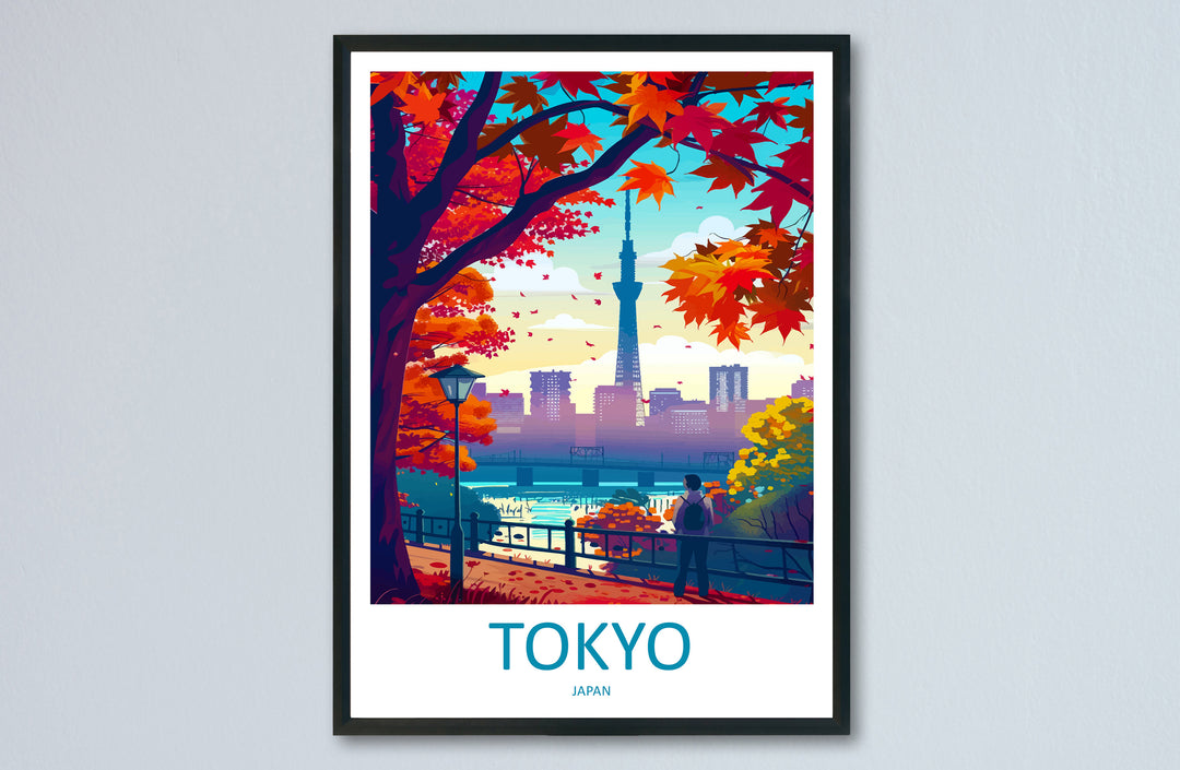 Japan Travel Print Wall Art Japan Wall Hanging Home Décor Japan Gift Art Lovers Tokyo Art Lover Gift Tokyo Travel Gift