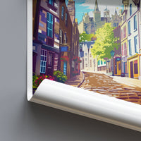 Aberdeen Print Aberdeen Home Décor Scotland City Art Print Aberdeen Wall Art for Scotland Enthusiast Gift Wall Hanging Aberdeen Cityscape