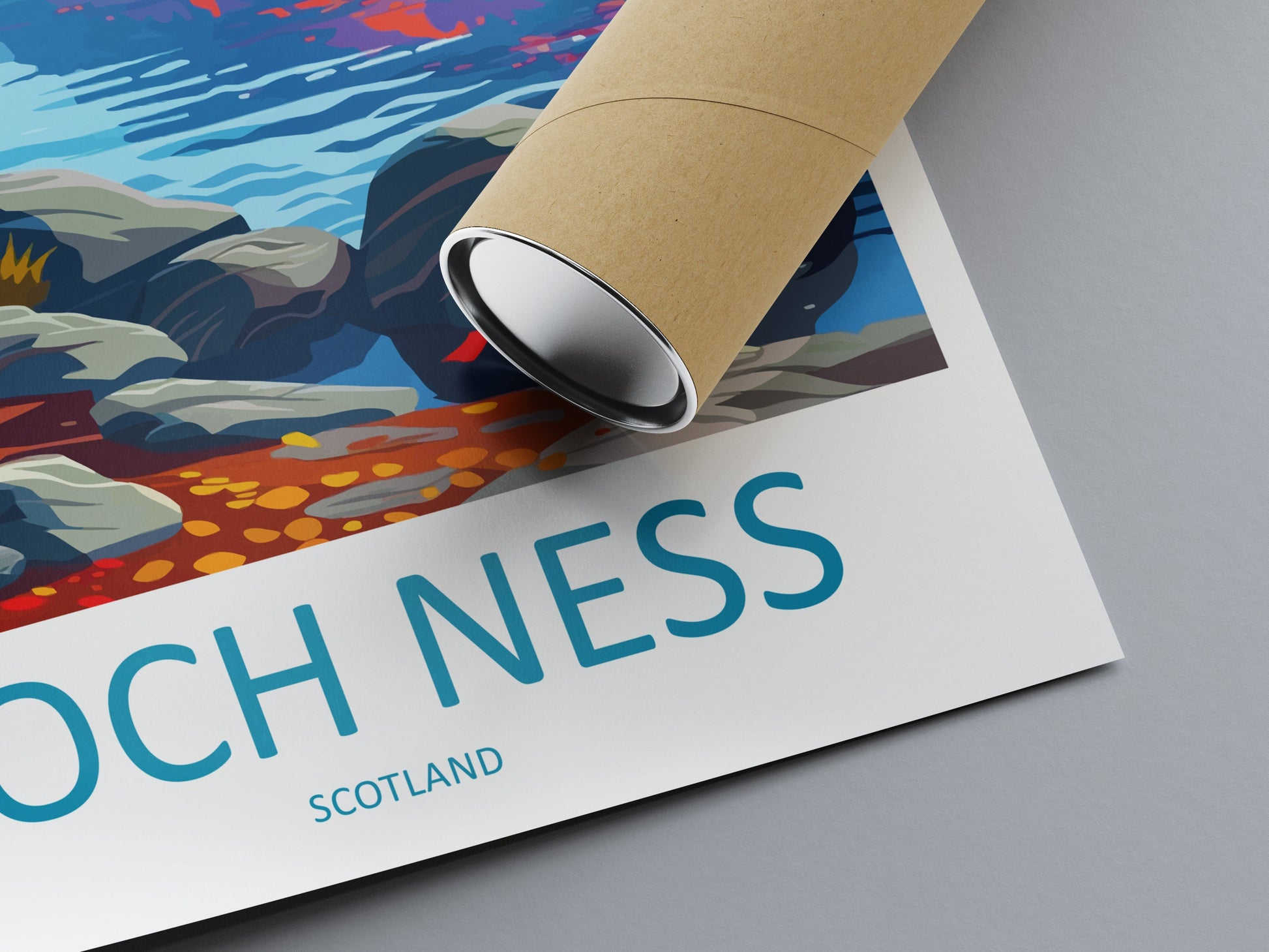 Loch Ness Print Loch Ness Home Décor Landscape Art Print Loch Ness Wall Art for Scotland Enthusiast Gift Wall Hanging Loch Ness Scotland Art