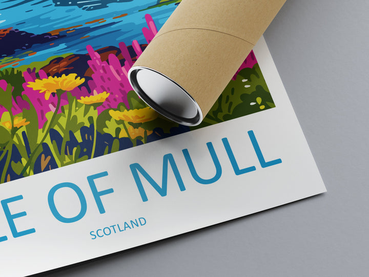 Isle Of Mull Travel Print Wall Art Isle Of Mull Wall Hanging Home Décor Isle Of Mull Gift Art Lovers Scotland Art Lover Gift Isle Of Mull