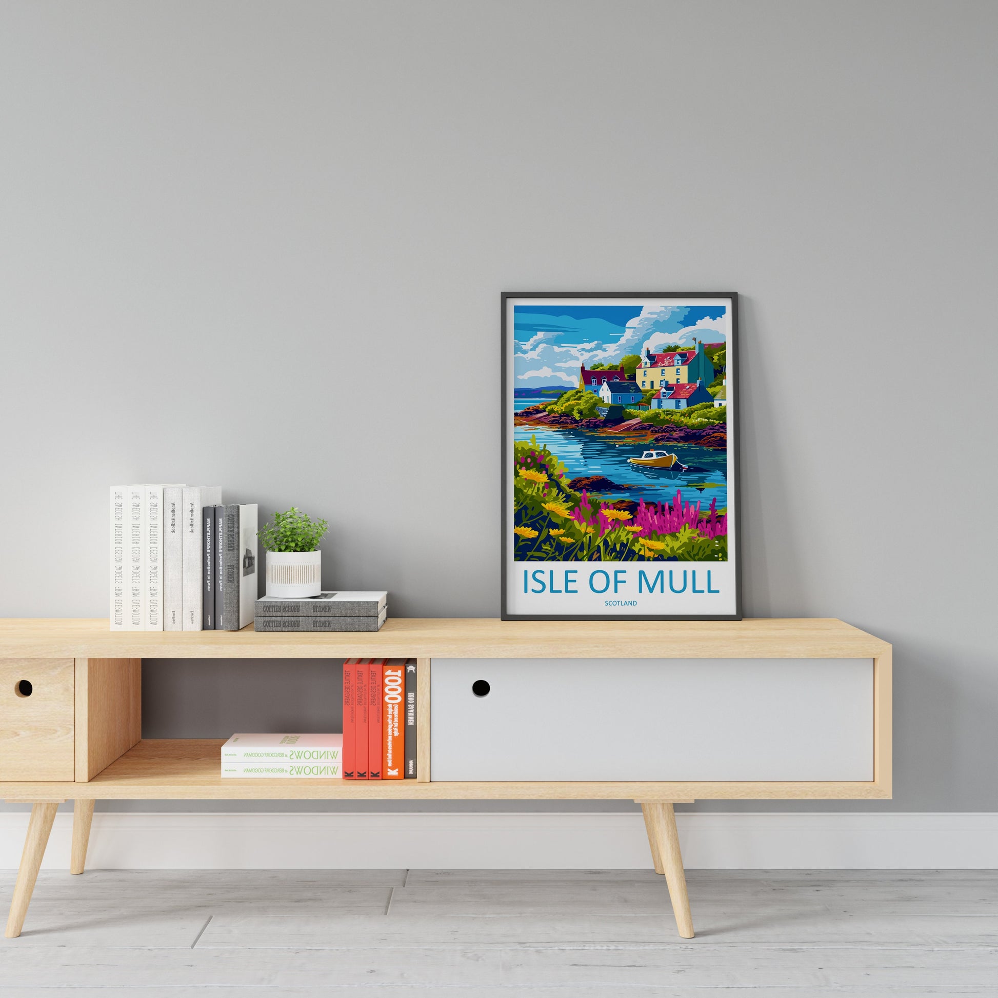 Isle Of Mull Travel Print Wall Art Isle Of Mull Wall Hanging Home Décor Isle Of Mull Gift Art Lovers Scotland Art Lover Gift Isle Of Mull