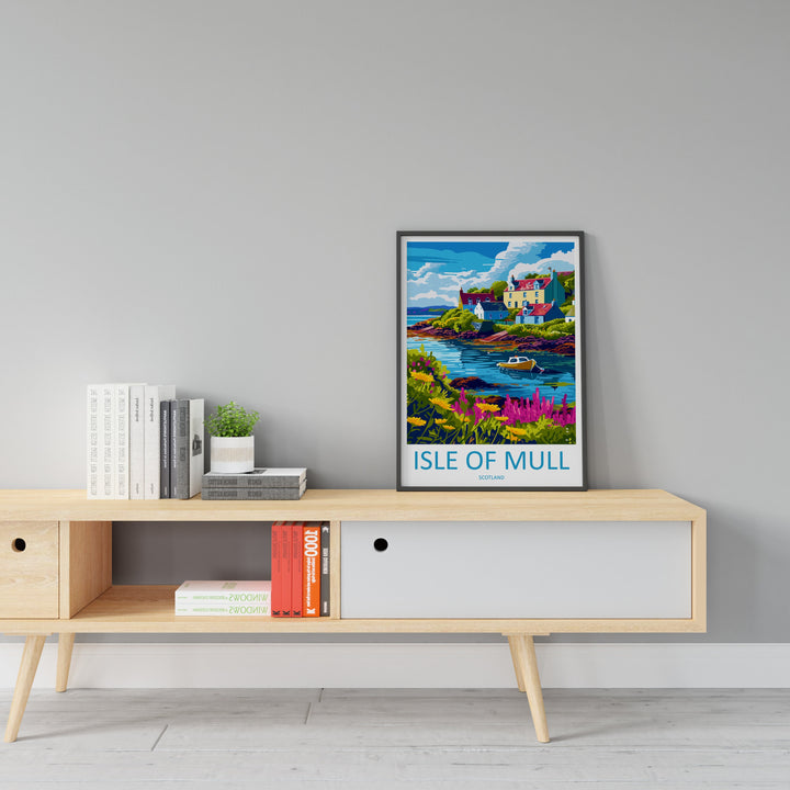 Isle Of Mull Travel Print Wall Art Isle Of Mull Wall Hanging Home Décor Isle Of Mull Gift Art Lovers Scotland Art Lover Gift Isle Of Mull