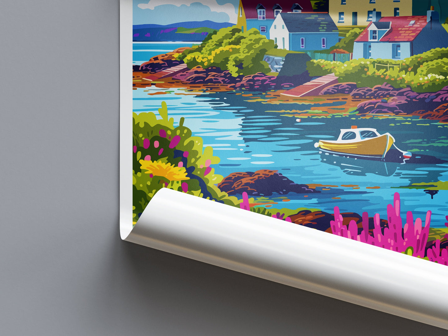 Isle Of Mull Travel Print Wall Art Isle Of Mull Wall Hanging Home Décor Isle Of Mull Gift Art Lovers Scotland Art Lover Gift Isle Of Mull