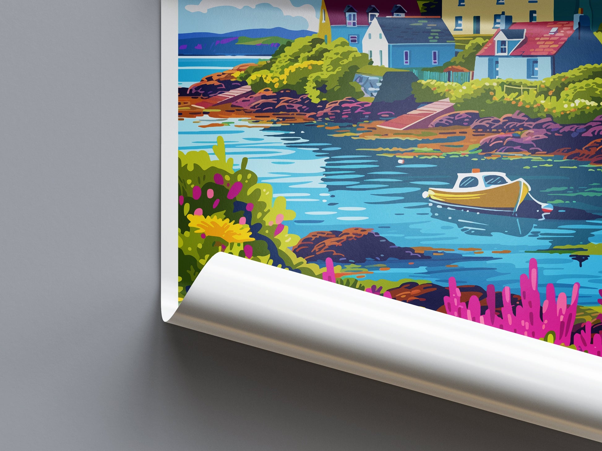 Isle Of Mull Travel Print Wall Art Isle Of Mull Wall Hanging Home Décor Isle Of Mull Gift Art Lovers Scotland Art Lover Gift Isle Of Mull