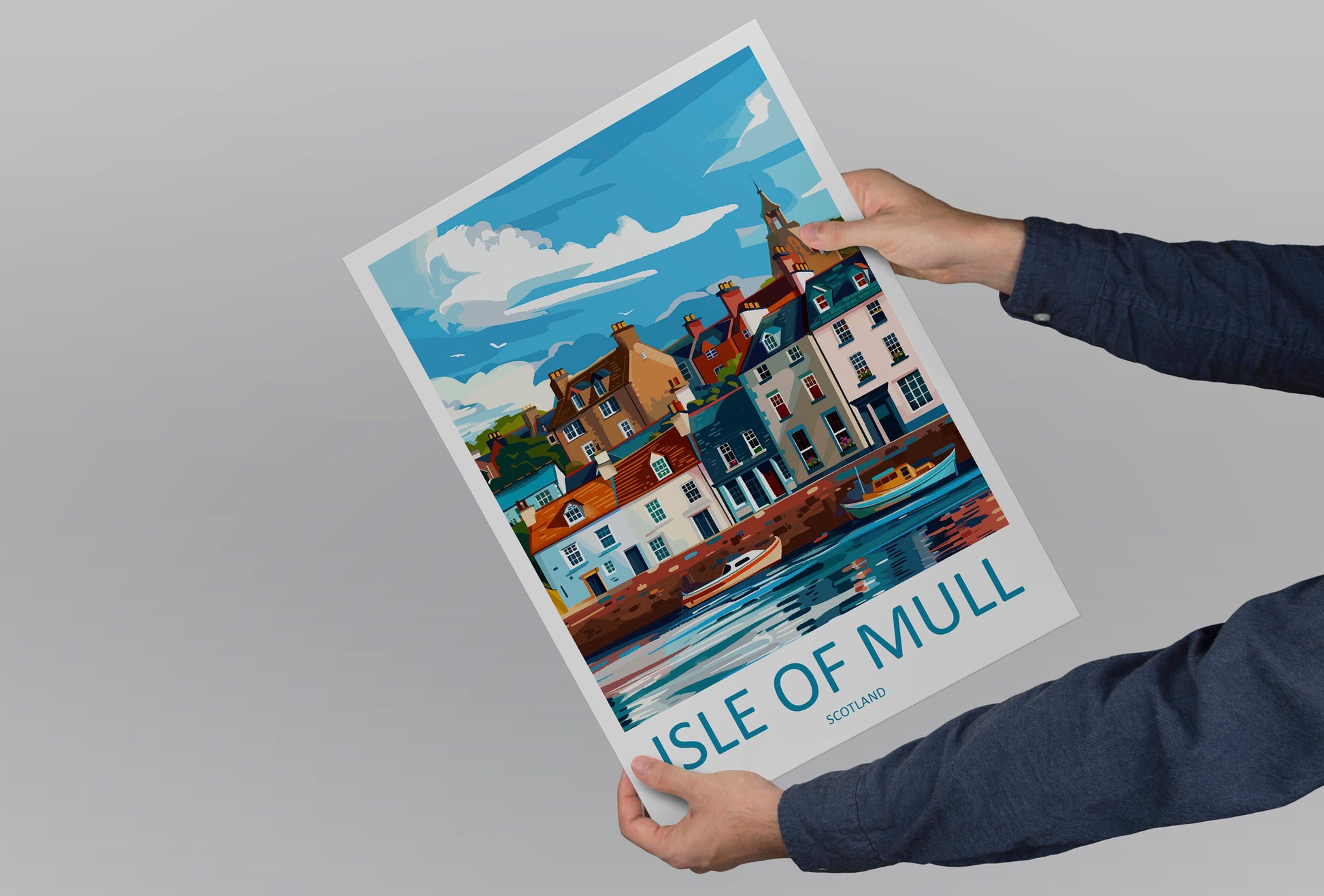 Isle Of Mull Travel Print Wall Art Isle Of Mull Wall Hanging Home Décor Isle Of Mull Gift Art Lovers Scotland Art Lover Gift Isle Of Mull