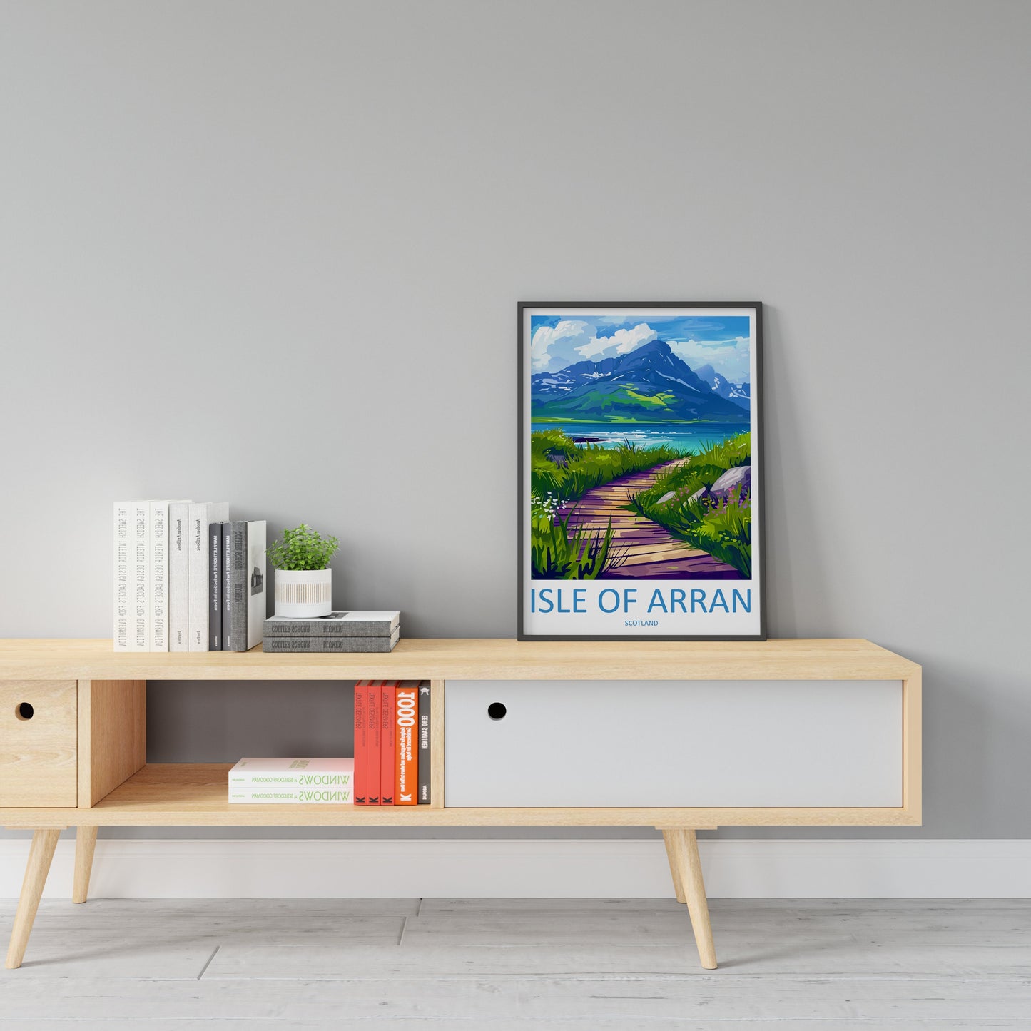 Isle Of Arran Travel Print Wall Art Isle Of Arran Wall Hanging Home Décor Isle Of Arran Gift Art Lovers Scotland Art Lover Gift Isle Poster