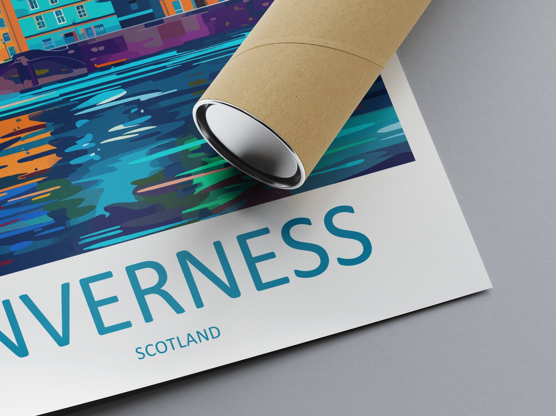 Inverness Cityscape Print Inverness Home Decor European City Art Print Inverness Wall Art Scotland Enthusiast Gift Wall Hanging Inverness