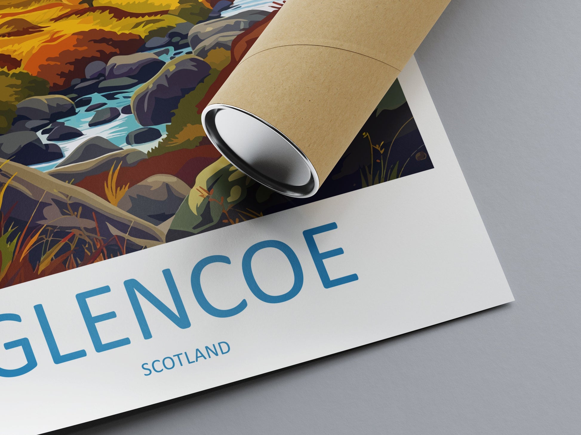 Glencoe Travel Print Wall Art Glencoe Wall Hanging Home Décor Glencoe Gift Art Lovers Scotland Art Lover Gift Glencoe Travel Artwork