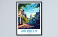 Aberdeen Print Aberdeen Home Décor Scotland City Art Print Aberdeen Wall Art for Scotland Enthusiast Gift Wall Hanging Aberdeen Cityscape
