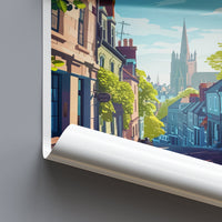 Aberdeen Print Aberdeen Home Décor Scotland City Art Print Aberdeen Wall Art for Scotland Enthusiast Gift Wall Hanging Aberdeen Cityscape
