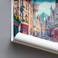 Aberdeen Print Aberdeen Home Décor Scotland City Art Print Aberdeen Wall Art for Scotland Enthusiast Gift Wall Hanging Aberdeen Cityscape
