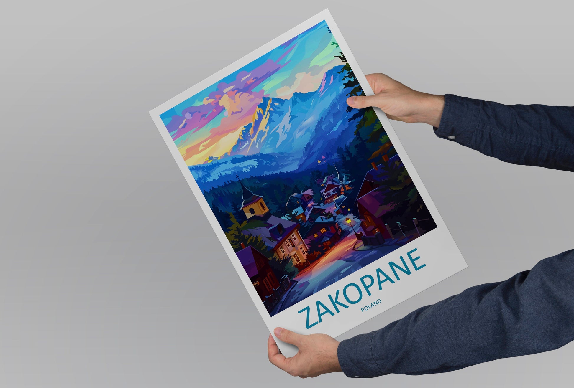 Zakopane Travel Print Zakopane Home Décor Poland Art Print Polish Wall Print For Zakopane Gift Wall Hanging Zakopane Artwork Décor