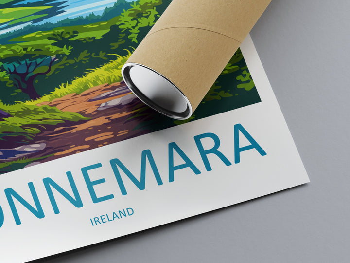 Connemara Travel Print Wall Art Connemara Wall Hanging Home Decoration Connemara Gift Art Lovers Wall Art Print Art Connemara Ireland Print