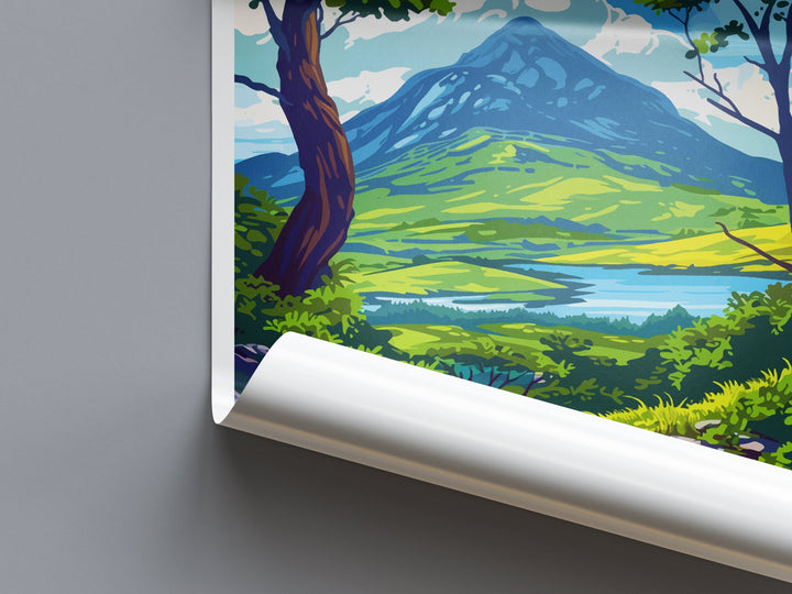 Connemara Travel Print Wall Art Connemara Wall Hanging Home Decoration Connemara Gift Art Lovers Wall Art Print Art Connemara Ireland Print