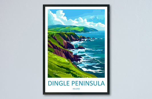Dingle Peninsula Print Dingle Peninsula Home Decor Landscape Art Print Dingle Peninsula Wall Art for Ireland Enthusiast Gift Wall Hanging